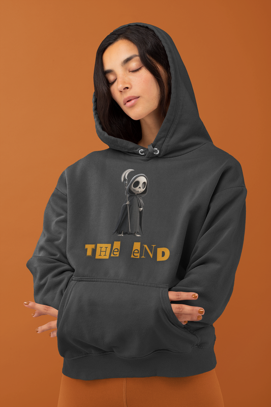 Funny Halloween Grim Reaper Hoodie - The END