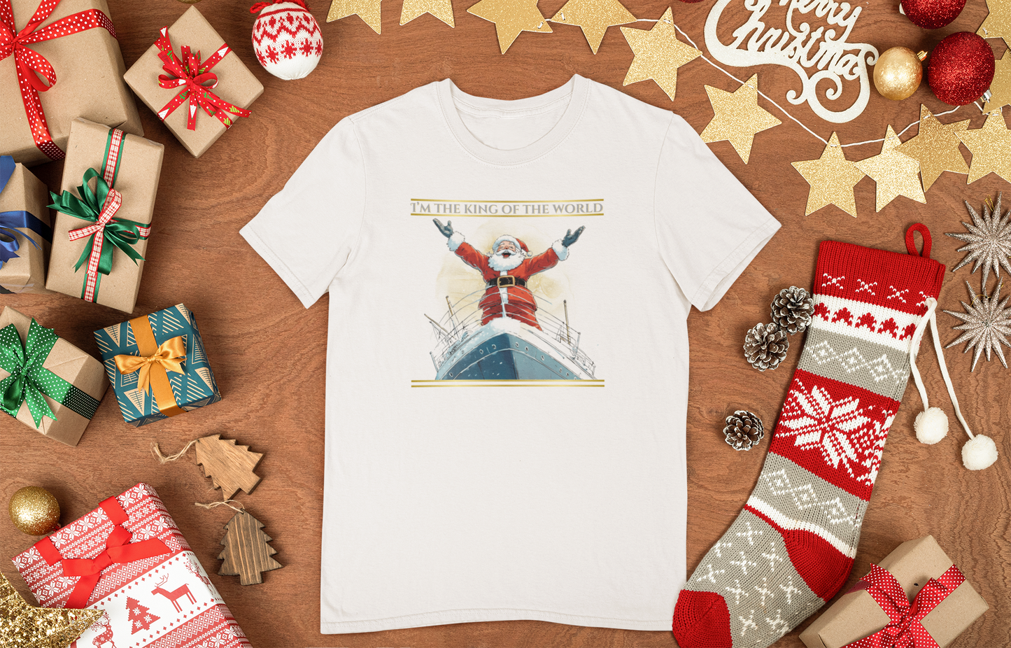 I'm King of the World - Christmas T-shirt