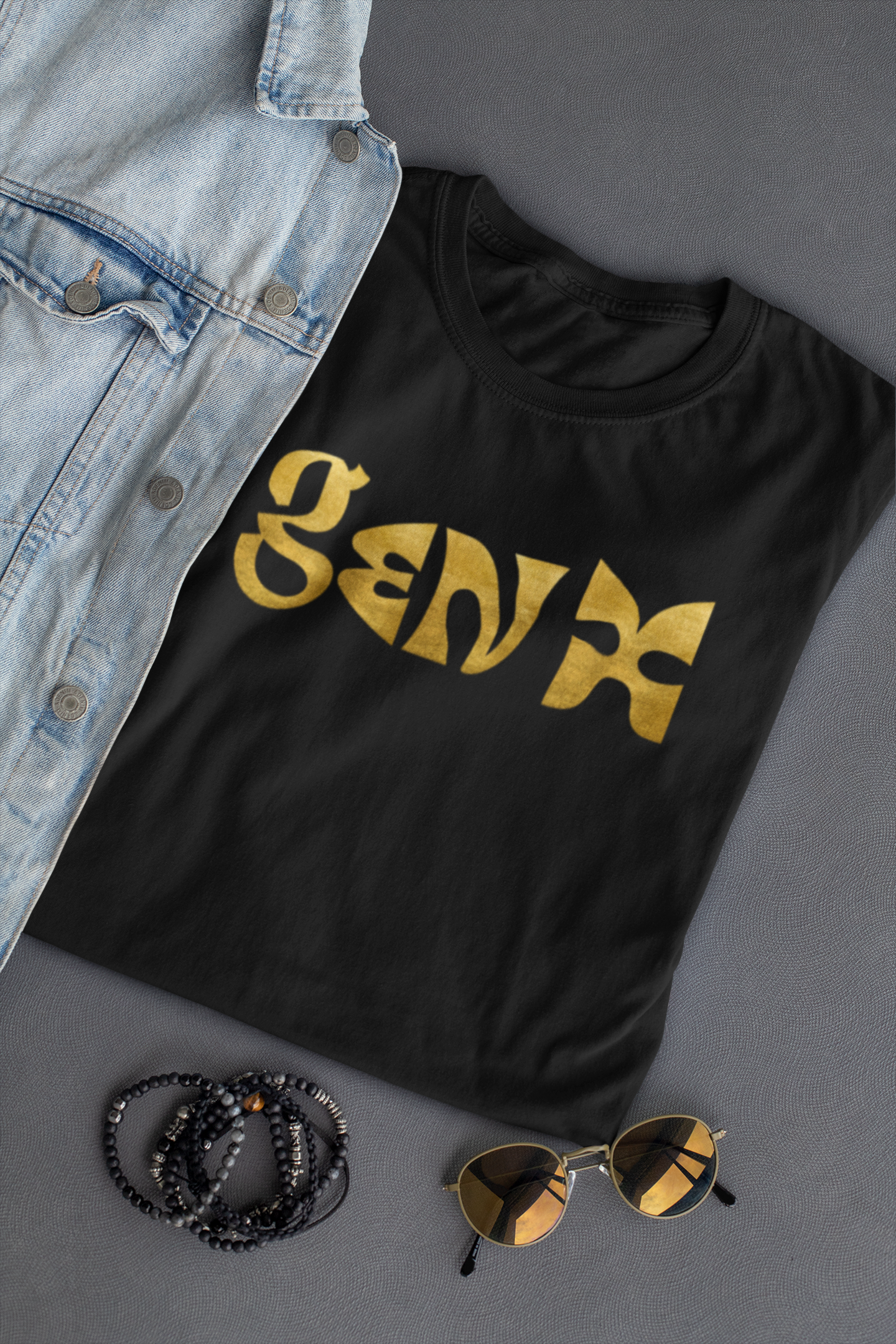 Gen X - Groovy Gold Design T-shirt