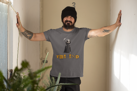 The End! Grim Reaper Halloween T-shirt