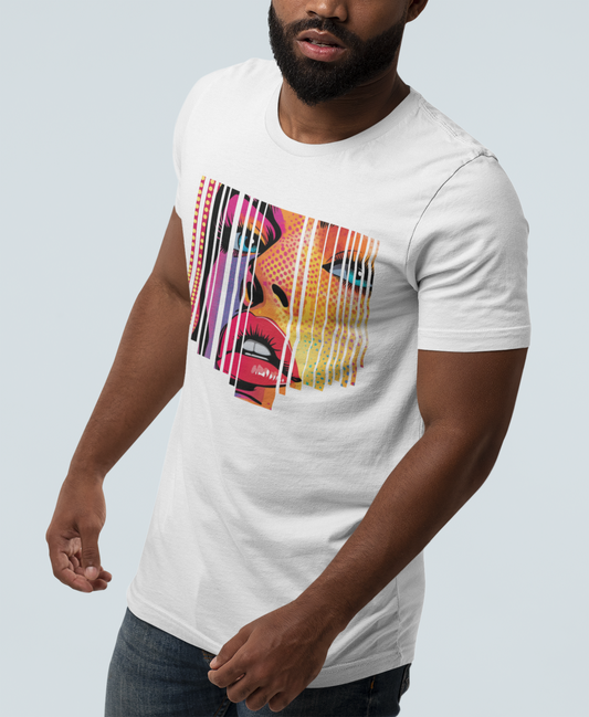 Beautiful Pop Art Face T-shirt