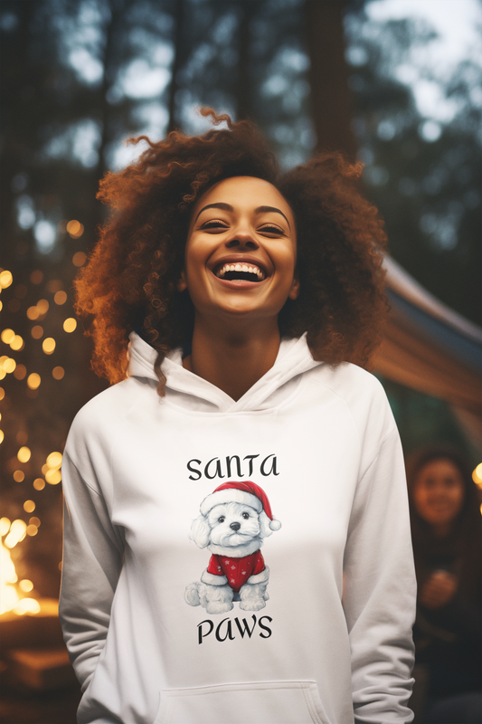 Santa Paws - Poodle - Christmas Hoodie