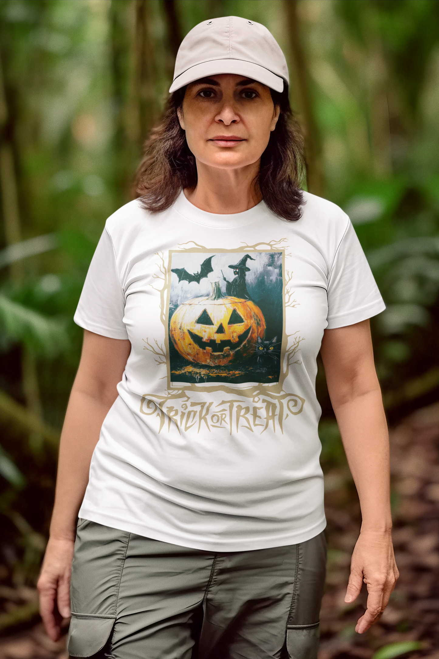 Trick or Treat yo'self to a Jack-o-Lantern Halloween T-shirt